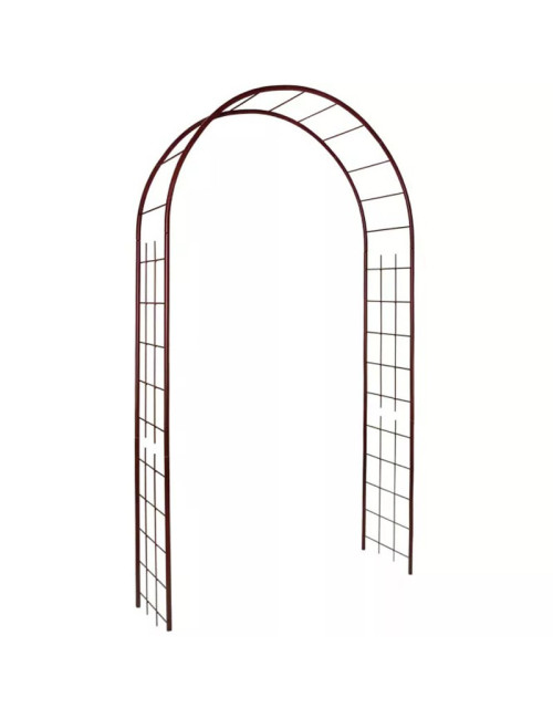 Arche de jardin LOUIS MOULIN Treillage en acier fer vieilli