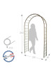 Arche de jardin LOUIS MOULIN Treillage en acier fer vieilli