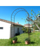 Arche de jardin LOUIS MOULIN Treillage en acier fer vieilli