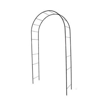 Arche de jardin LOUIS MOULIN Ronde Basics en acier noir brillant