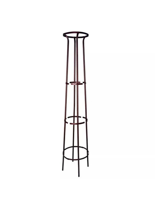 Tuteur colonne LOUIS MOULIN col évasé en métal fer vieilli