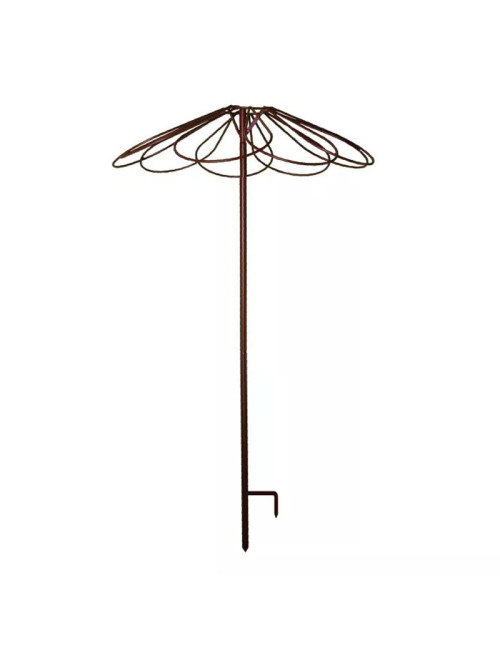 Tuteur parapluie 9 pétales LOUIS MOULIN en métal - fer vieilli