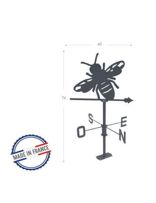 Girouette LOUIS MOULIN en métal anthracite - 5 modèles