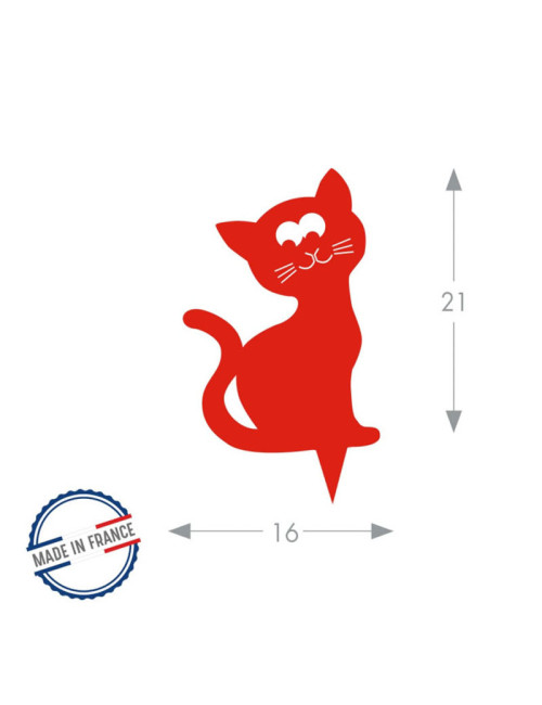 Figurine à piquer LOUIS MOULIN en acier décoration jardin - 6 modèles