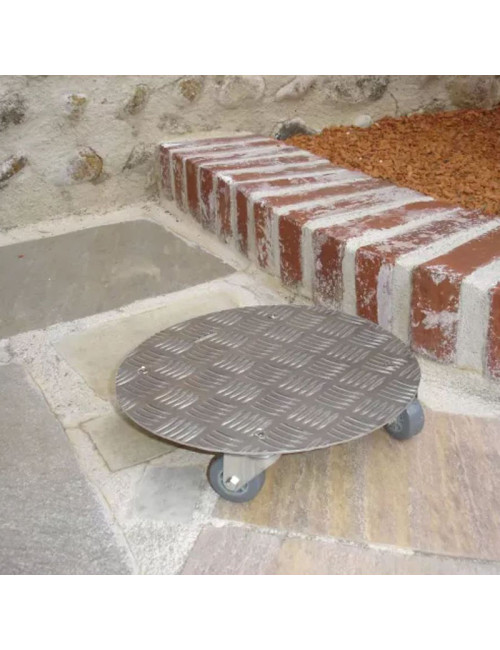 Roule plante LOUIS MOULIN en alu rond - 3 tailles