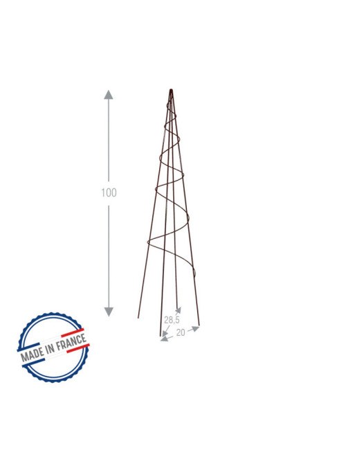 Mini grimpante LOUIS MOULIN en acier coloris fer vieilli - 2 modèles