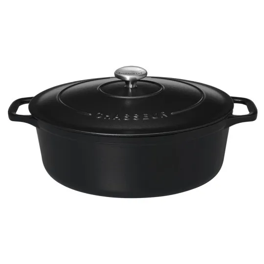 Cocotte ovale en fonte CHASSEUR 31cm - 2 coloris