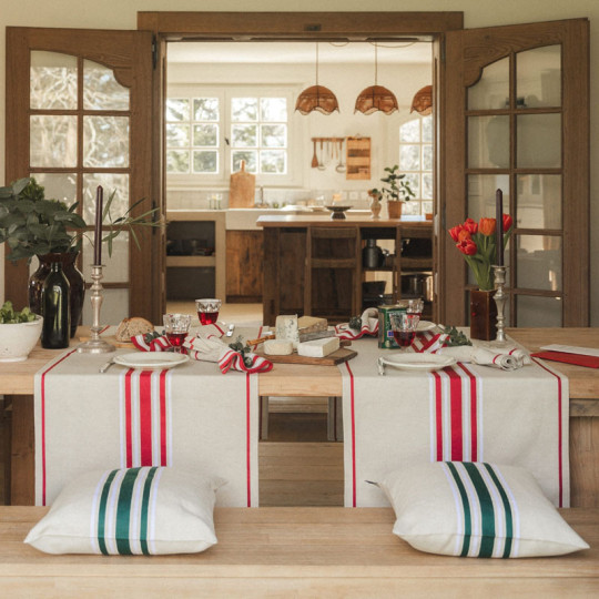 Coussin Corda Métis ARTIGA vert bouteille 40x40cm