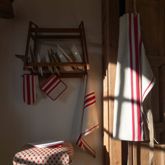 Tablier réglable ARTIGA Corda Métis 70% coton 30% lin - 2 coloris