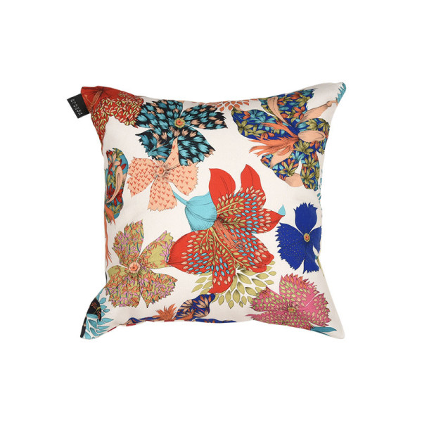 Coussin carré ARTIGA Adour Thevenon Fleurs 40x40cm - 3 coloris