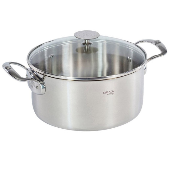 Faitout Cocotte Milady De Buyer avec couvercle - 3 tailles