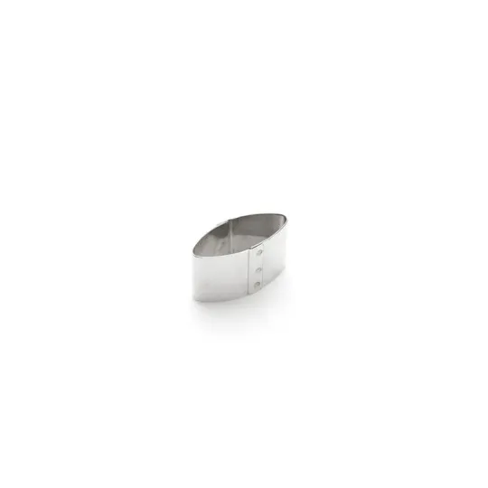 Cercle à tarte Calisson DE BUYER en inox hauteur 4cm - 2 tailles