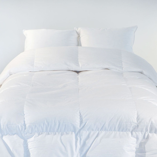 Couette en duvet canard blanc grammage 250g/m2 - 4 tailles