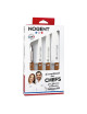 Coffret Chefs Cuisine NOGENT Cerisier 4 pièces couteaux