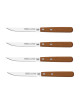 Coffret Chefs NOGENT Table Steak Cerisier 4 pièces couteaux