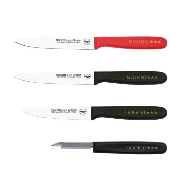 Coffret Chefs Cuisine NOGENT Polypro 4 pièces couteaux