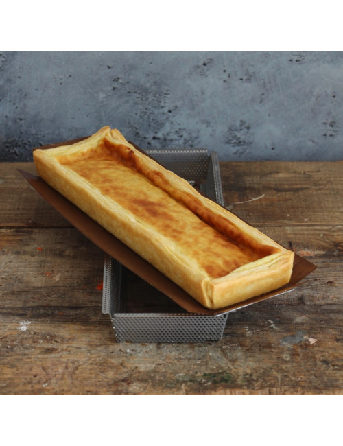 Moule rectangulaire à fond amovible De Buyer en inox