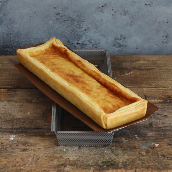 Moule rectangulaire à fond amovible De Buyer en inox
