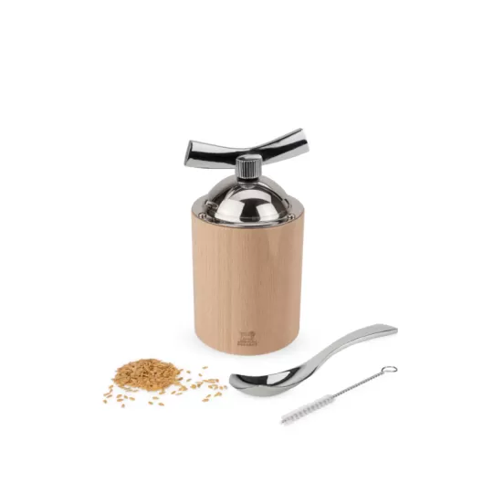 Moulin à graines de lin PEUGEOT SAVEURS Isen naturel 13cm