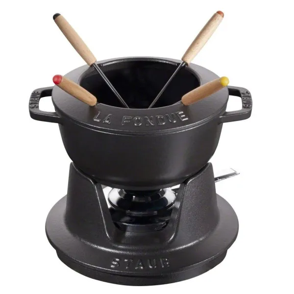 Service à fondue STAUB en fonte - 3 dimensions - 2 coloris