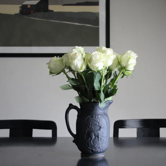 Pichet vase DIGOIN Cerf en grès Encre 1L