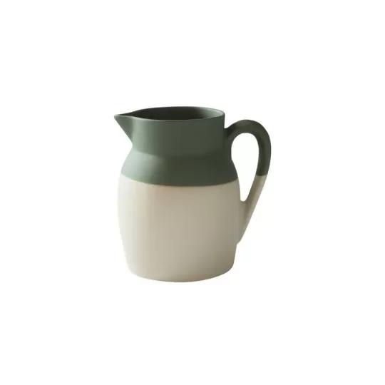 Pichet pot à eau DIGOIN en grès Vert mousse 0.25L