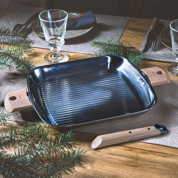 Set poignée et anses CRISTEL en bois - 3 finitions