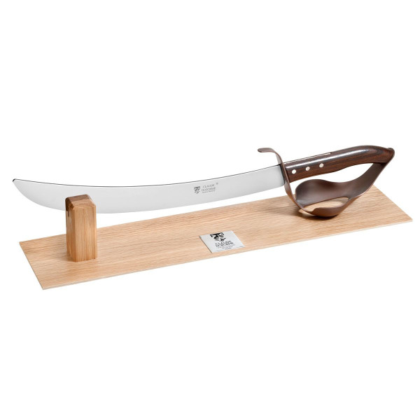 Sabre à champagne DOZORME socle hêtre bronze vallernia