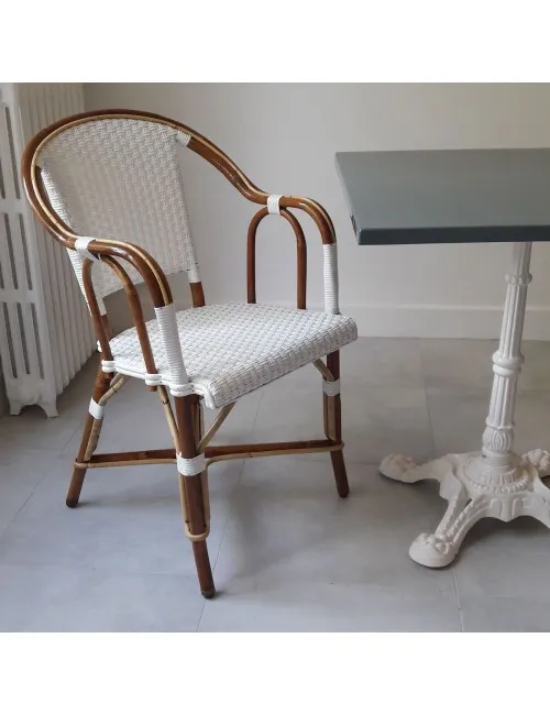 Fauteuil Bistrot en rotin