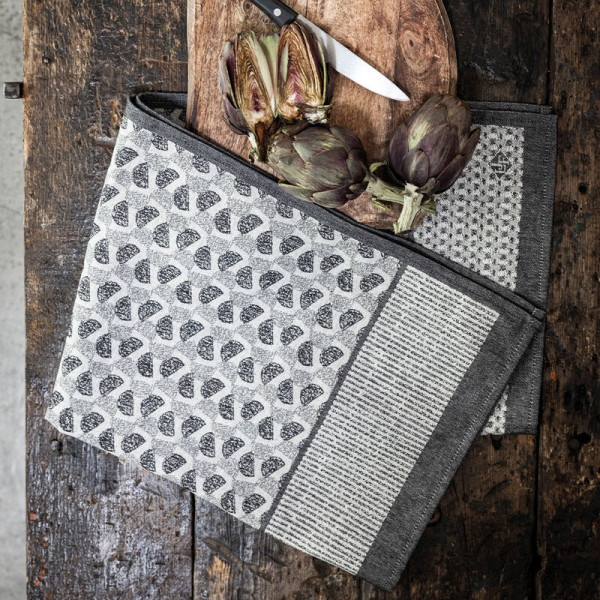 Torchon Le Bar et le Maquereau VAREK 100% coton