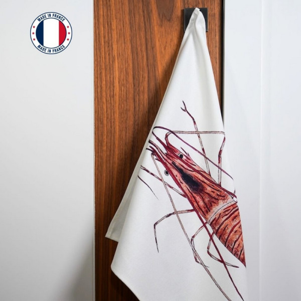 Torchon La Crevette VAREK 100% coton