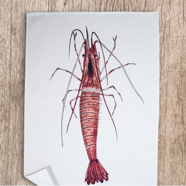 Torchon La Crevette VAREK 100% coton