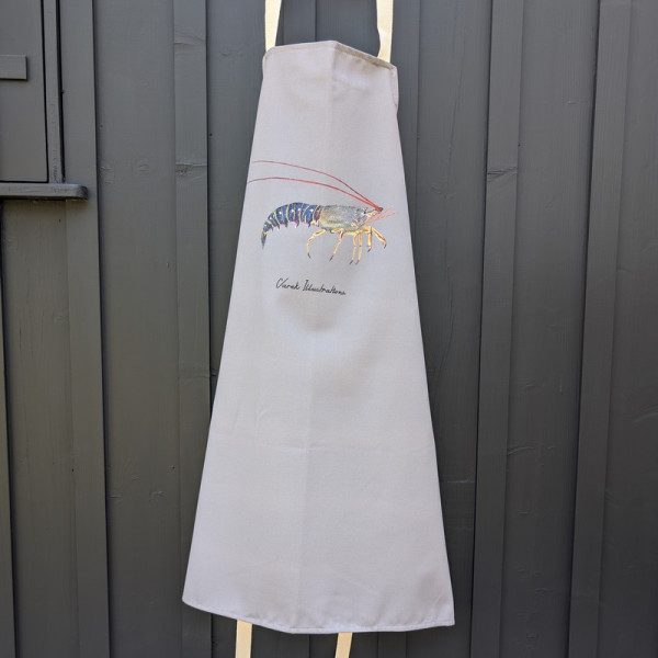 Tablier La Langouste VAREK 100% coton taupe