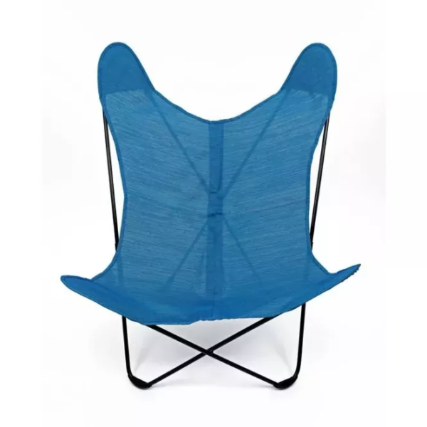 Fauteuil Butterfly PAPILLO papillon AA en acier époxy avec housse toile Batyline - 5 coloris