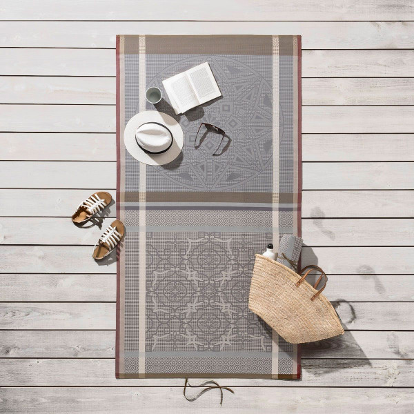 Drap de plage LE JACQUARD FRANCAIS Zellige - 2 coloris