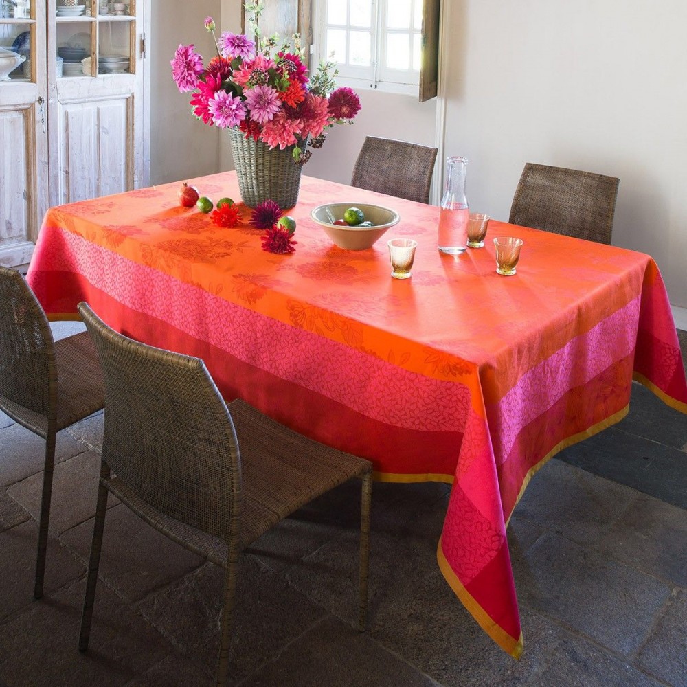 Serviette de table Agapanthes, un hommage en tissu à la flore