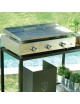 Plancha Simplicity gaz 3 feux Inox Verycook