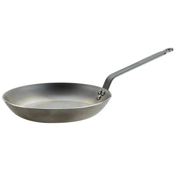 Grande poêle DE BUYER coupe Lyonnaise en acier - 5 tailles