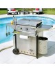 Roller Grill Desserte inox 600 pour plancha CHPS600