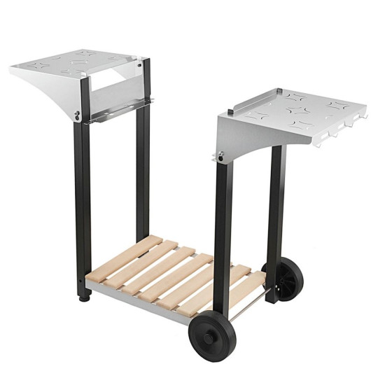Roller Grill Desserte inox 600 pour plancha CHPS600