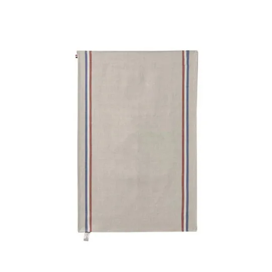 Torchon en lin naturel Tricolore - Coucke