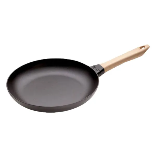 Poêle en fonte STAUB manche bois - 4 dimensions