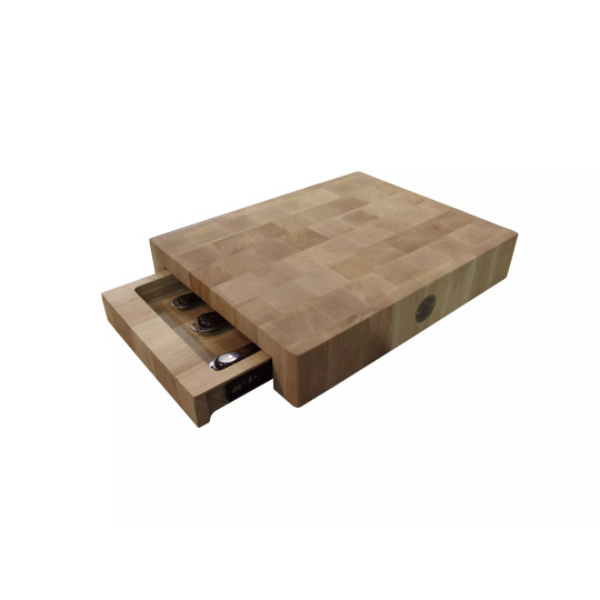 Planche à découper avec tiroir - Chabret