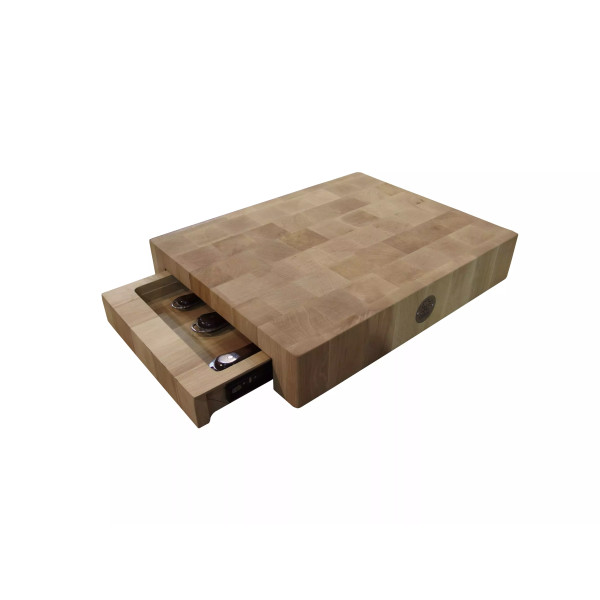 Planche à découper avec tiroir - Chabret