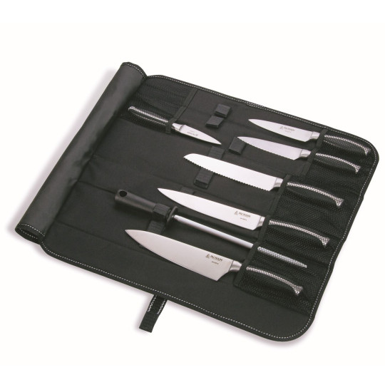 Trousse de couteaux AU NAIN Galbéos - 7 pièces