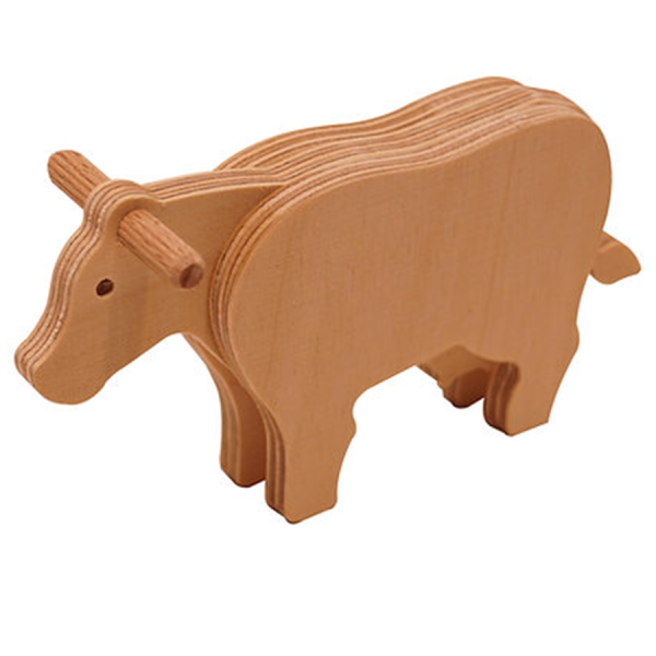 Animaux de la Ferme en bois Les animaux de Perrette - Manufacture en Famille