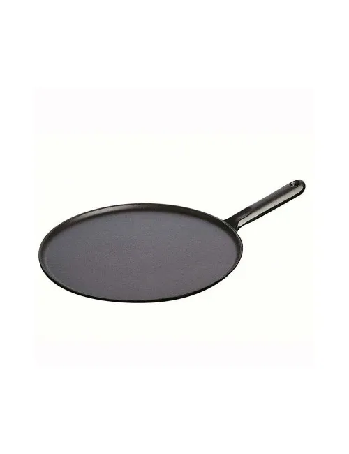 Crêpière en fonte STAUB galettière 30cm avec manche en fonte