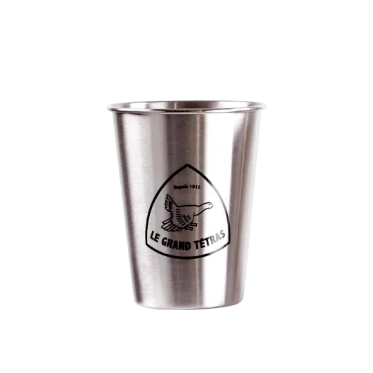 Set de 4 gobelets en aluminium LE GRAND TETRAS - 2 tailles au choix - Le Grand Tétras