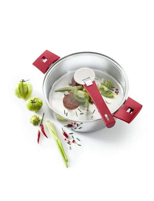 Casserole CRISTEL Mutine amovible en inox - 4 tailles