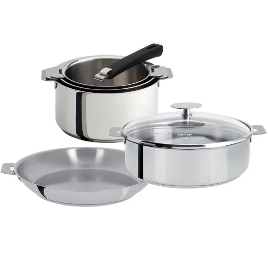 Set batterie Cristel Mutine Amovible 7 pièces